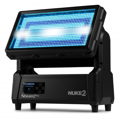 BEAMZ NUKE2 Strobo/Baño de Color Motorizado Exterior IP65