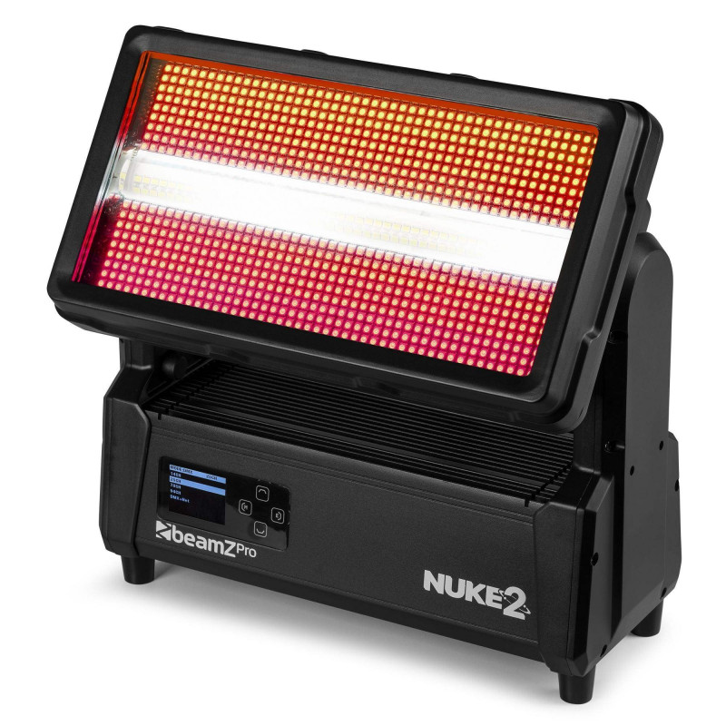 BEAMZ NUKE2 Strobo/Baño de Color Motorizado Exterior IP65