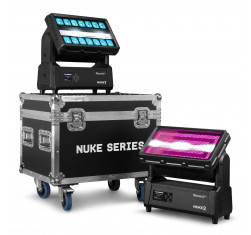 BEAMZ FLCNK02 Flightcase para 2 Efectos NUKE