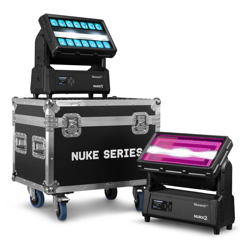 BEAMZ FLCNK02 Flightcase para 2 Efectos NUKE