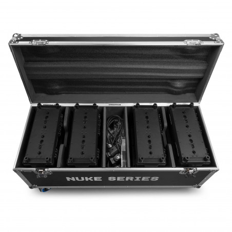 BEAMZ FLCNL04 Flightcase para 4 unidades de NUKE1 o NUKE2