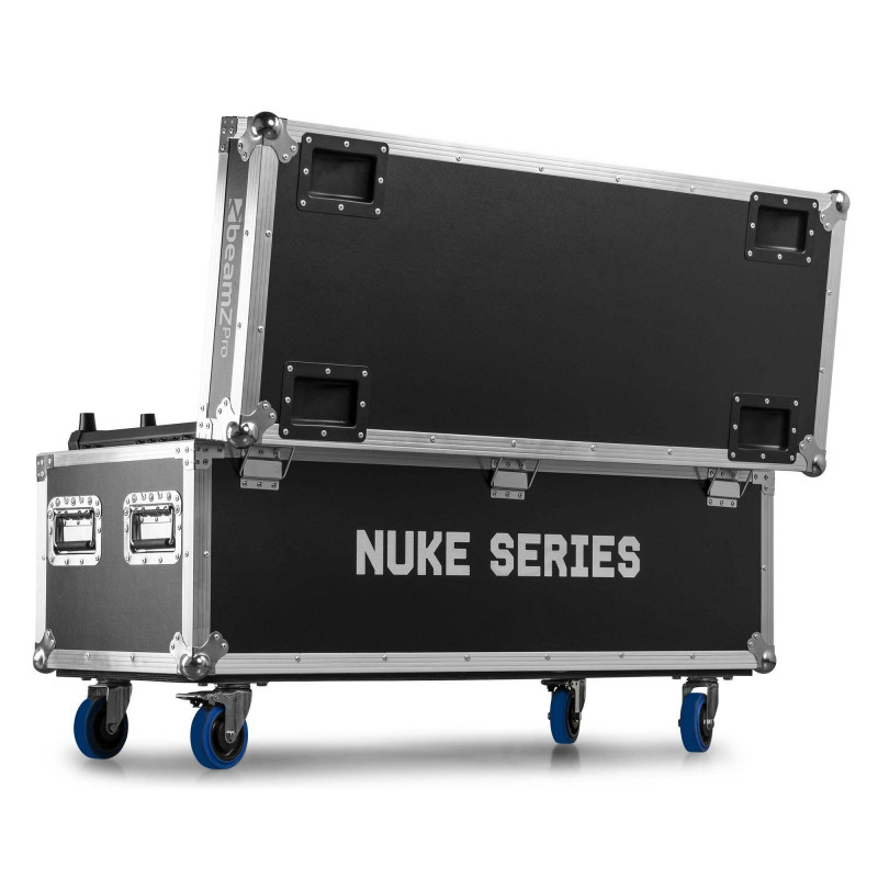 BEAMZ FLCNL04 Flightcase para 4 unidades de NUKE1 o NUKE2