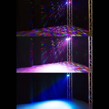 BEAMZ LIGHTBOX7 Efecto Party Discoteca moonflower,Foco Led