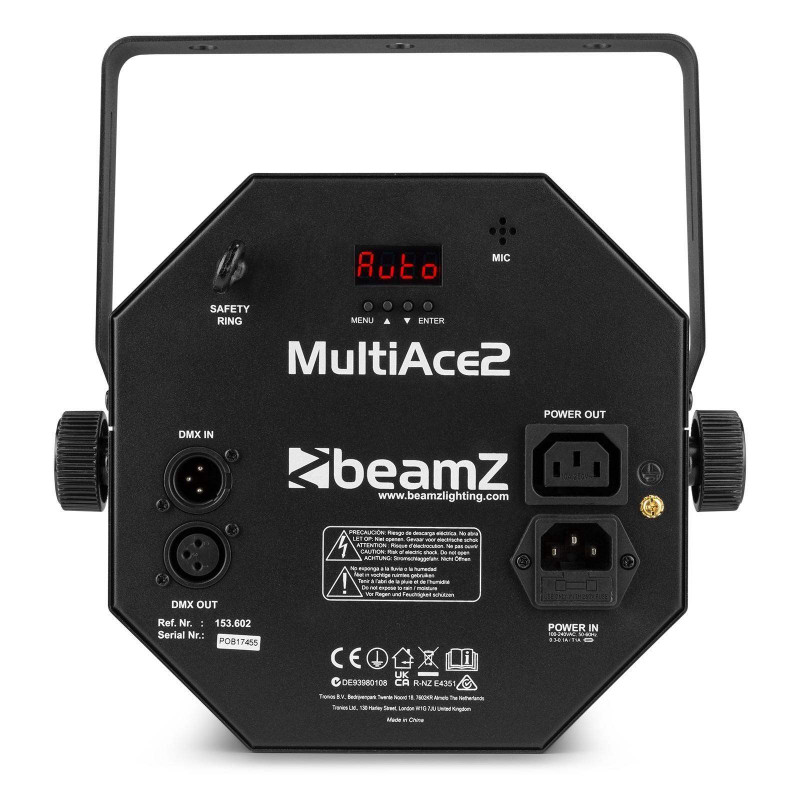 BEAMZ MULTIACE2 Efecto LED y Strobo para discoteca 2 en 1