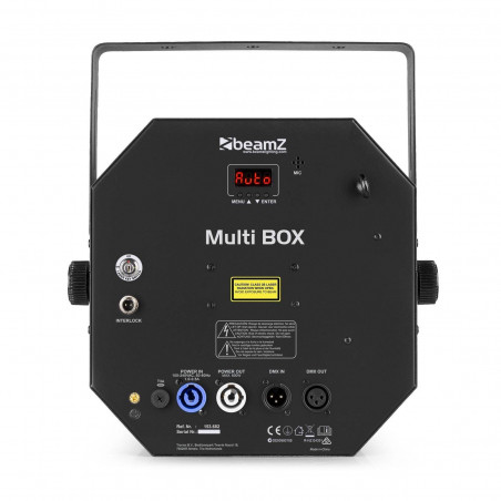 MULTIBOX Efecto Disco 4-en-1 Derby, PARLED, Laser y Strobo MULTIBOX Efecto Disco 4-en-1 Derby, PARLED, Laser y Strobo