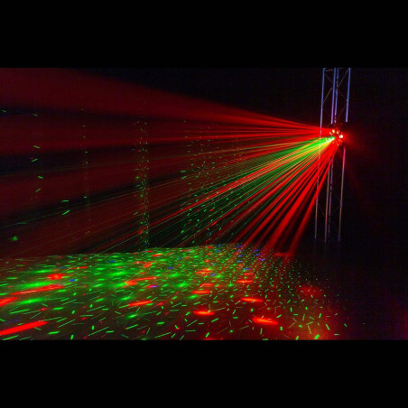 MULTIBOX Efecto Disco 4-en-1 Derby, PARLED, Laser y Strobo MULTIBOX Efecto Disco 4-en-1 Derby, PARLED, Laser y Strobo