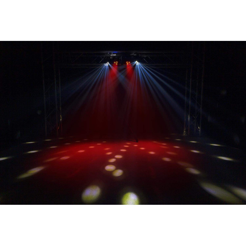 Partybar12 Kit Equipo Iluminacion Disco Derby,Led,Strobo,