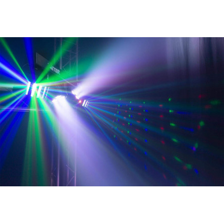 Partybar12 Kit Equipo Iluminacion Disco Derby,Led,Strobo,