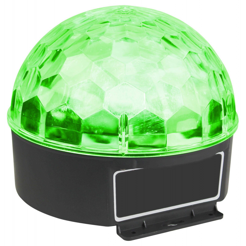 BeamZ Magic Jelly DJ Ball Activada por sonido 6x 1W LED, efecto bola de espejos,