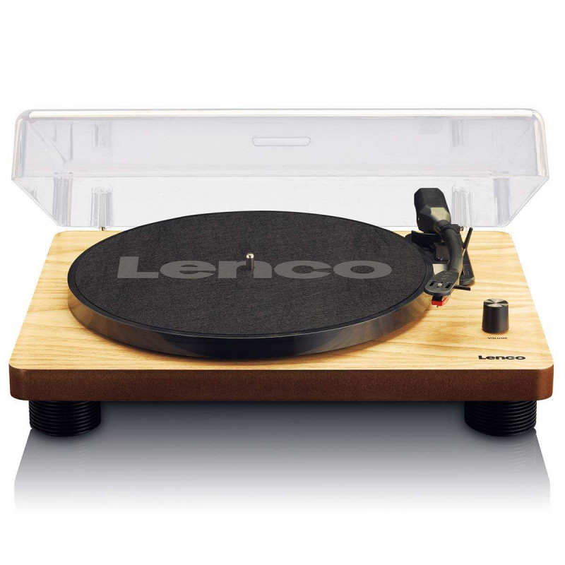 LENCO LS-50WD Giradiscos USB con altavoces incorporados