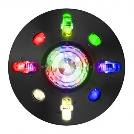 WHIRLWIND 3-en-1 LED Cintas coloreadas,Gobos Jelly Ball DMX