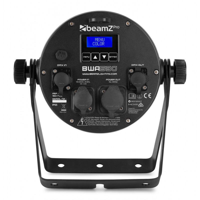 BeamZ BWA530 Foco PAR Aluminio IP65 LED 7x 10W 4-en-1
