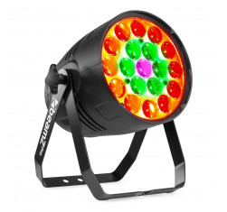 Puede funcionar con múltiples ajustes DMX con 3 zonas LED