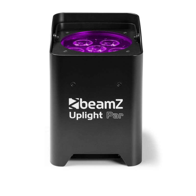 BeamZ BBP62 Conjunto de 6 Focos Uplight a bateria IN/OUT Flighcase