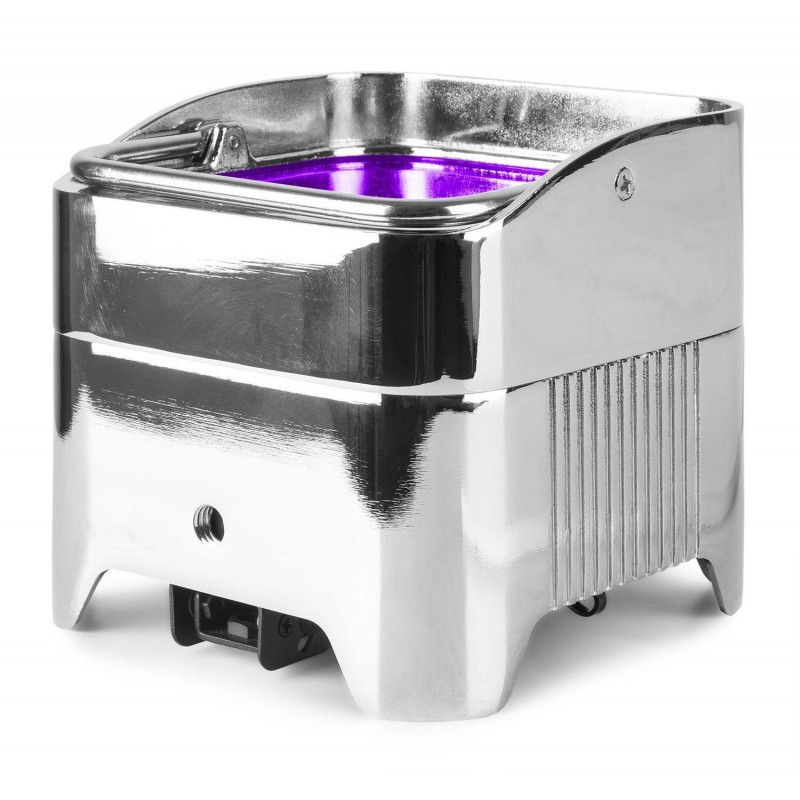 BeamZ BBP96SC Foco PAR LED Uplight con bateria 6x12W WDMX Cromado