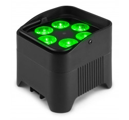 BeamZ BBP96S Foco PAR LED Uplight con bateria 6x 12W WDMX 2