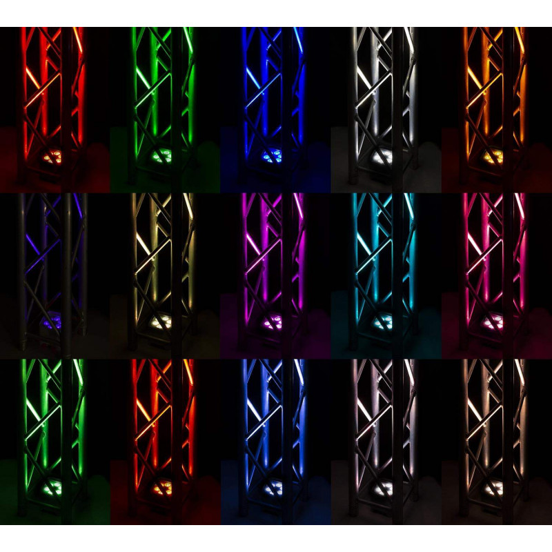 BeamZ BBP96S Foco PAR LED Uplight con bateria 6x 12W WDMX