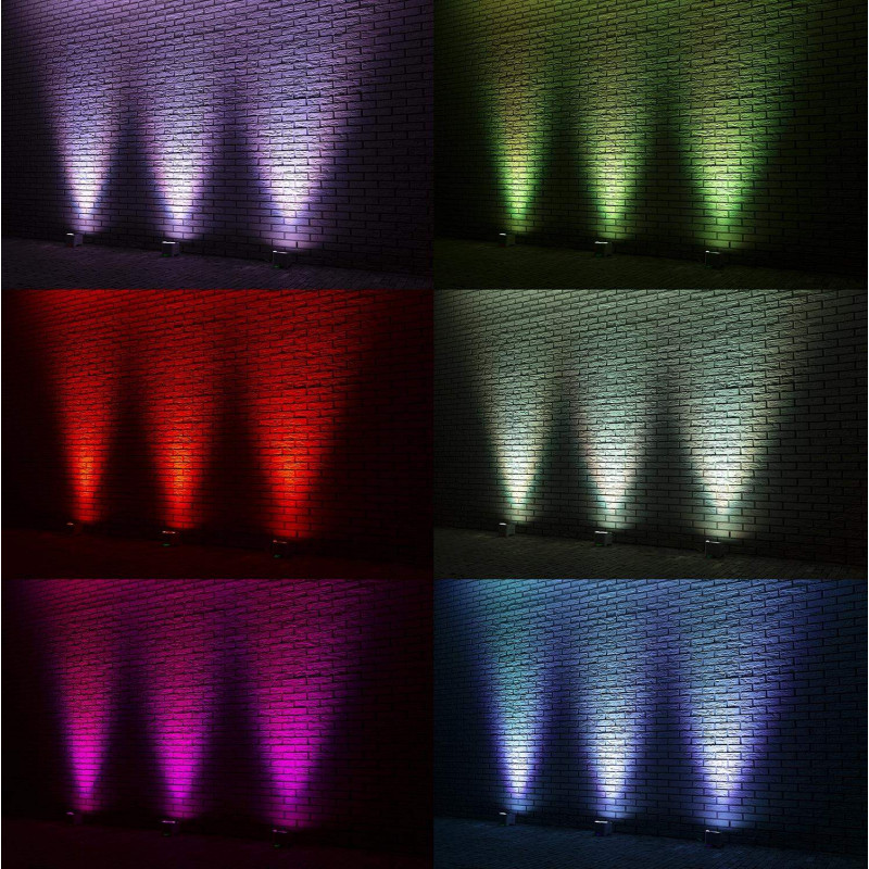 BeamZ BBP96S Foco PAR LED Uplight con bateria 6x 12W WDMX