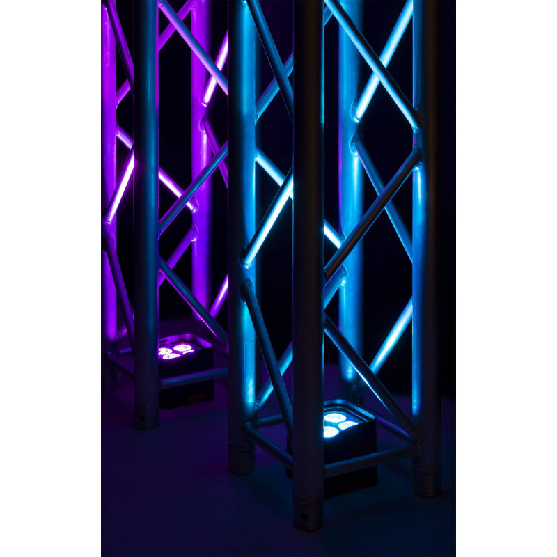 BeamZ BBP94W Foco PAR LED Uplight con bateria 4x 12W WDMX