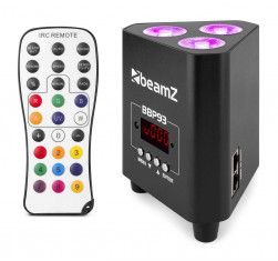 BeamZ BBP93 Foco PAR LED Uplight a Batería 3x 10W
