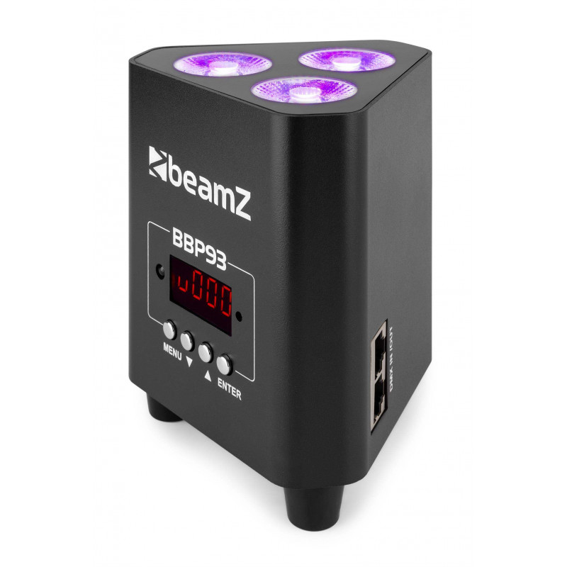BeamZ BBP93 Foco PAR LED Uplight a Batería 3x 10W