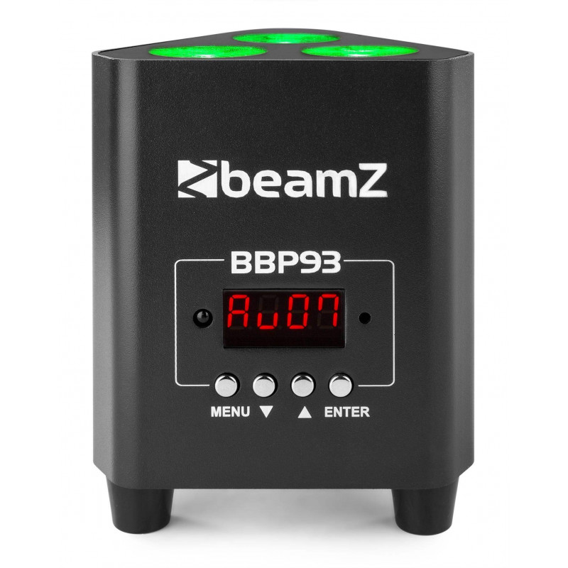 BeamZ BBP93 Foco PAR LED Uplight a Batería 3x 10W