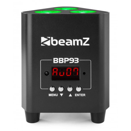 BeamZ BBP93 Foco PAR LED Uplight a Batería 3x 10W