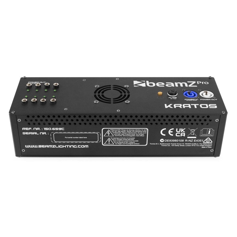 BeamZ KRATOS Conjunto Tubos Led RGBW INT/EXT, 8 Unidades