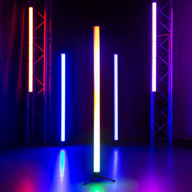 BeamZ KRATOS Conjunto Tubos Led RGBW INT/EXT, 8 Unidades