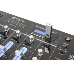 STM3007 Mezclador DJ 6 Canales SD/USB/MP3/LED/BT 19" 2