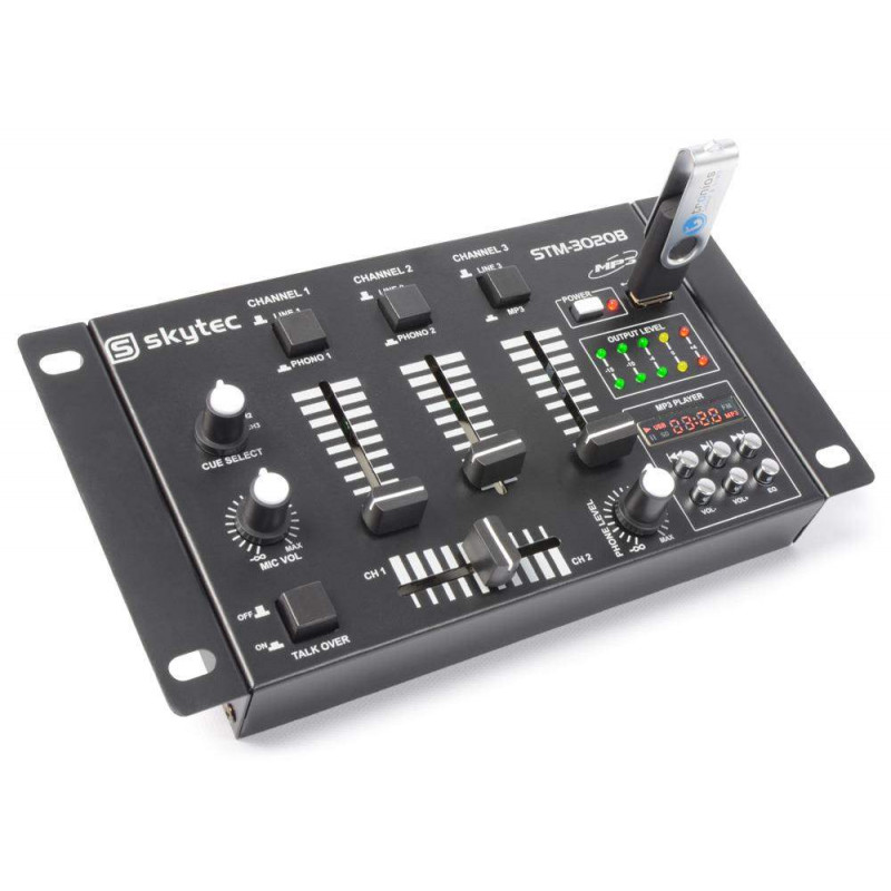 STM3020B Mezclador DJ de 6 canales con USB/MP3