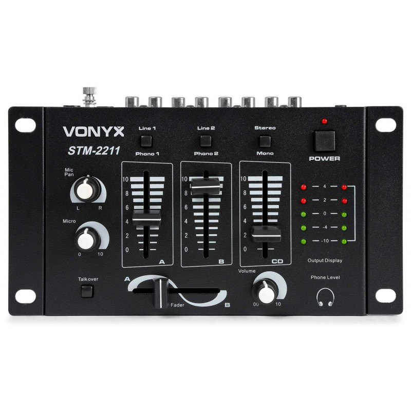 VONYX STM-2211B Mezclador DJ 4 canales