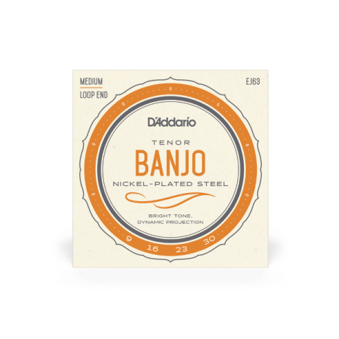 comprar Juego de cuerdas para Banjo Tenor d'Addario EJ63 Cuerdas para banjo tenor, níquel, 9-30.