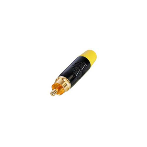 CONECTOR RCA AMARILLO RF2C-B-4-D (B100)