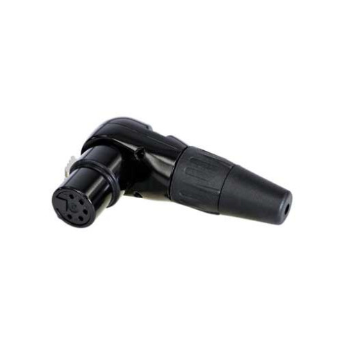 CONECTOR XLR 5P HEMBRA ACODADO RC5FR-B