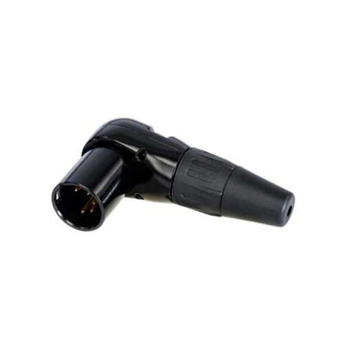 CONECTOR XLR 5P MACHO ACODADO RC5MR-B-D (B100)