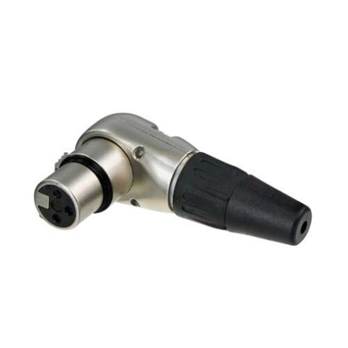 CONECTOR XLR 3P HEMBRA ACODADO RC3FR-D (B100)