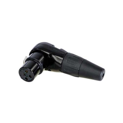 CONECTOR XLR 3P HEMBRA ACODADO RC3FR-BAG