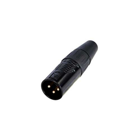 CONECTOR XLR 3P MACHO RC3M-B