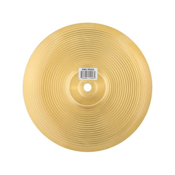 NINO PERCUSSION NINO-BR203 Plato de Marcha 8", Unidad NINO PERCUSSION NINO-BR203 Plato de Marcha 8", Unidad
