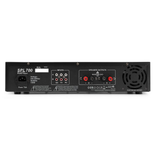 Skytec SPL700EQ  Amplificador 2x 350W con ecualizador 2