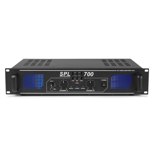Skytec SPL700EQ  Amplificador 2x 350W con ecualizador