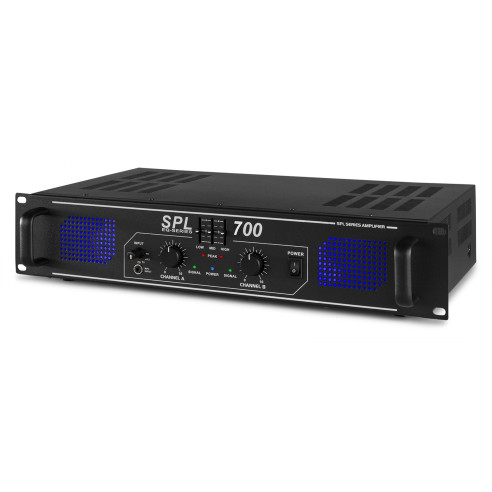 Skytec SPL700EQ  Amplificador 2x 350W con ecualizador
