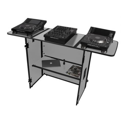 U91049WH2 UL FOLD OUT DJ TABLE WHITE MK2 PLUS(W)