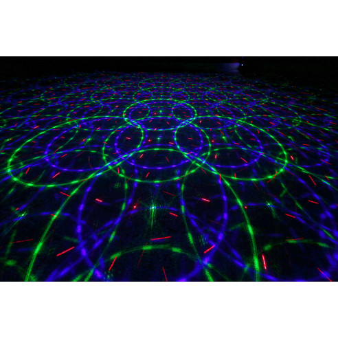 BIANCA Doble Laser RGB Gobo IRC