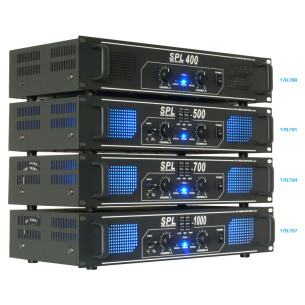 Skytec SPL1000 EQ Amplificador 2x 500W con ecualizador 2