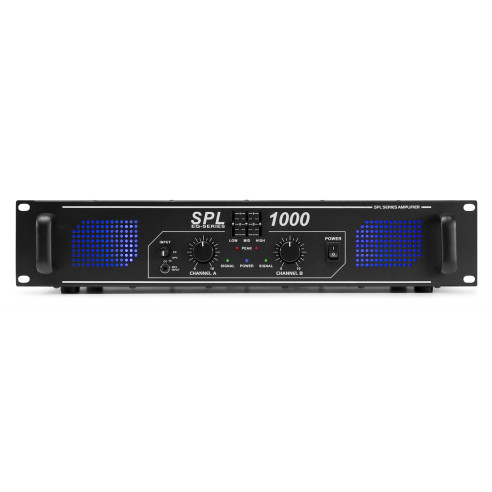 Skytec SPL1000 EQ Amplificador 2x 500W con ecualizador