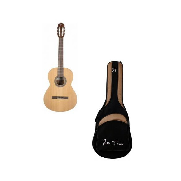 José Torres PACK JTC-5 SB Guitarra Clásica con funda