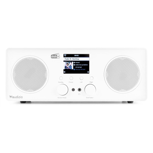Bari Radio WIFI Internet estéreo con DAB Blanco