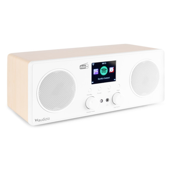 Bari Radio WIFI Internet estéreo con DAB Blanco Bari Radio WIFI Internet estéreo con DAB Blanco